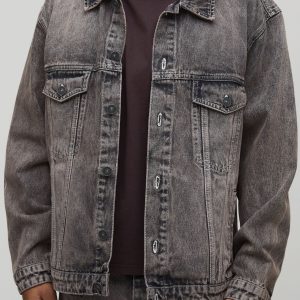 Regular Fit Washed Denim Jacket
