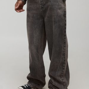 Relaxed Fit Washed Jeans