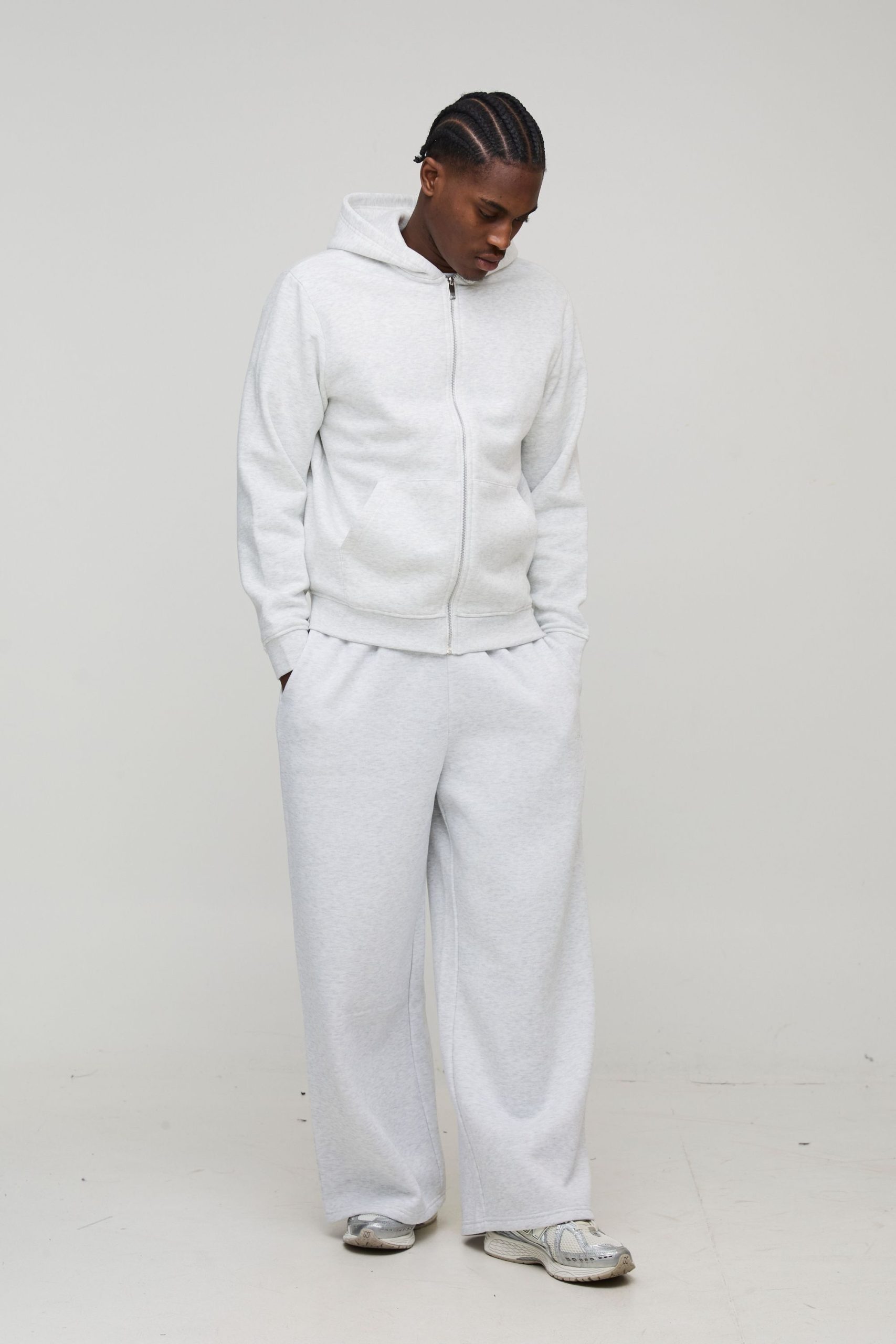Basic Regular Zip Through Hoodie - Image 4