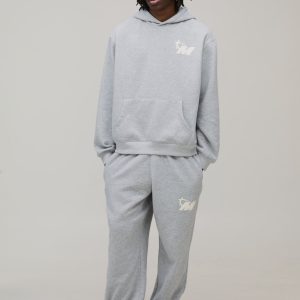 Oversized Boxy M Star Hoodie & Baggy Jogger Tracksuit
