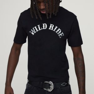 Shrunken Muscle Heavyweight Wild Ride T-Shirt