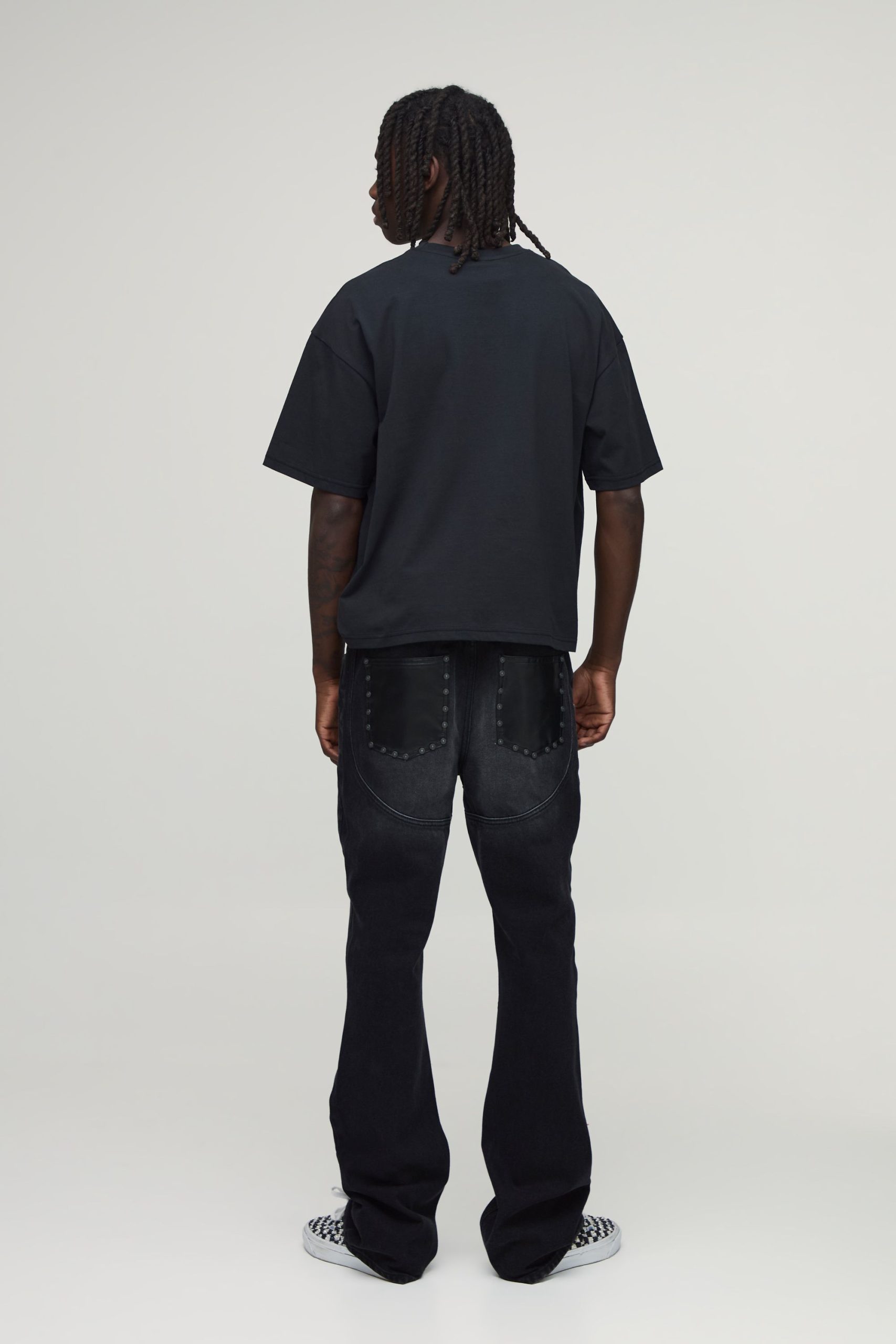 Oversized Boxy Country Slogan Heavyweight T-Shirt - Image 2