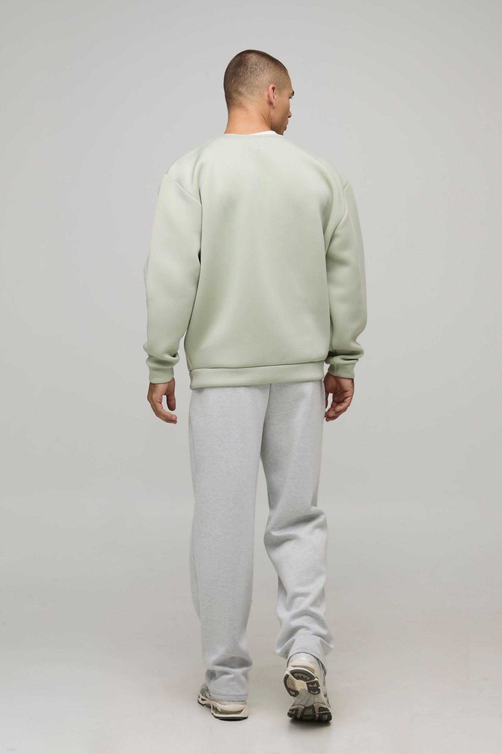 Oversized Bonded Scuba Cargo Pocket Bomber Jacket - Image 2