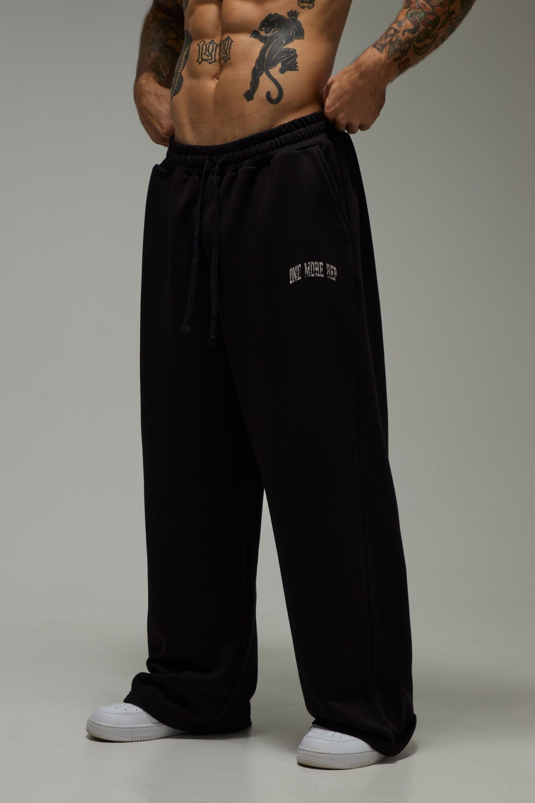 One More Rep Camo Wide Leg Jogger