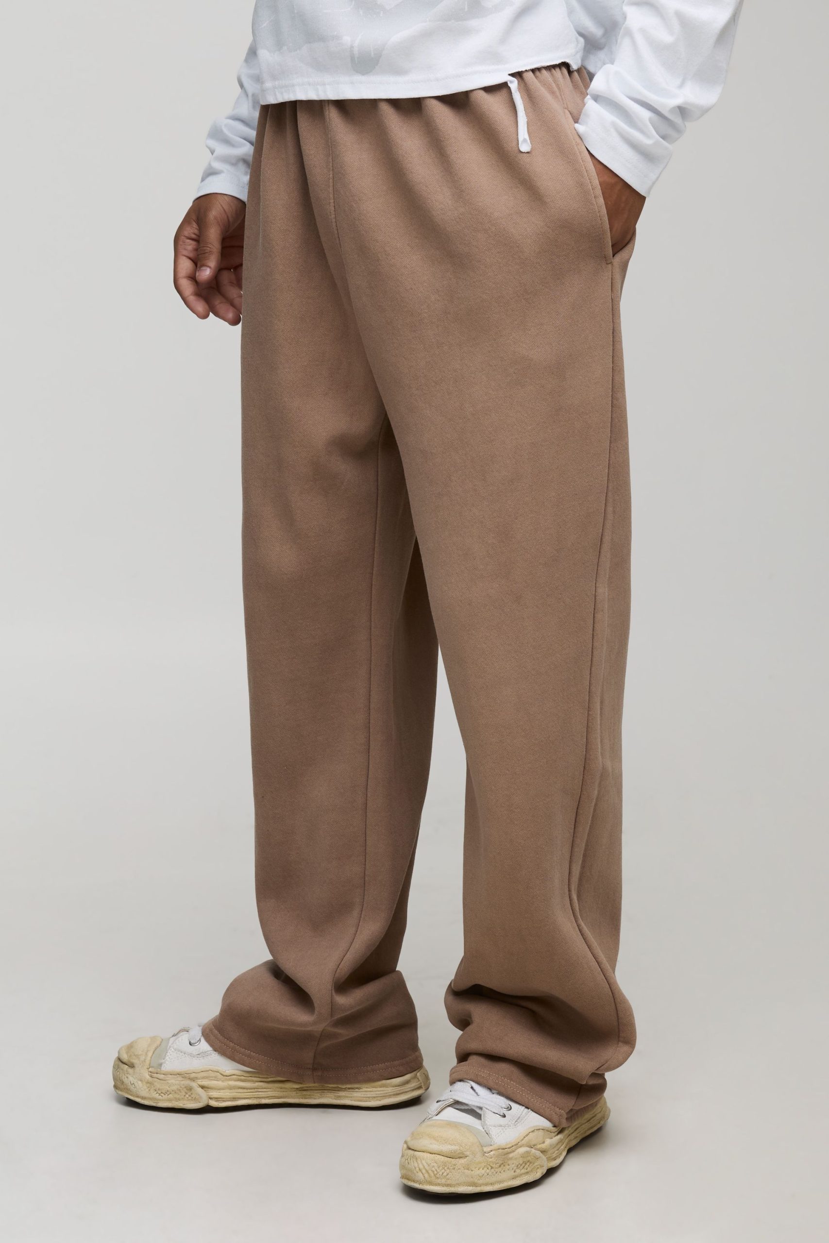 Straight Leg Washed Joggers