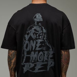 One More Rep Standing Oversized T-Shirt