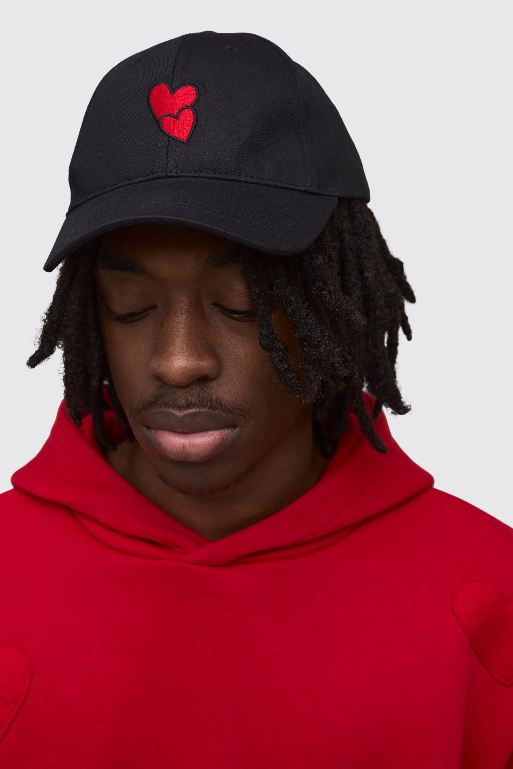 Heart Embroidered Cap