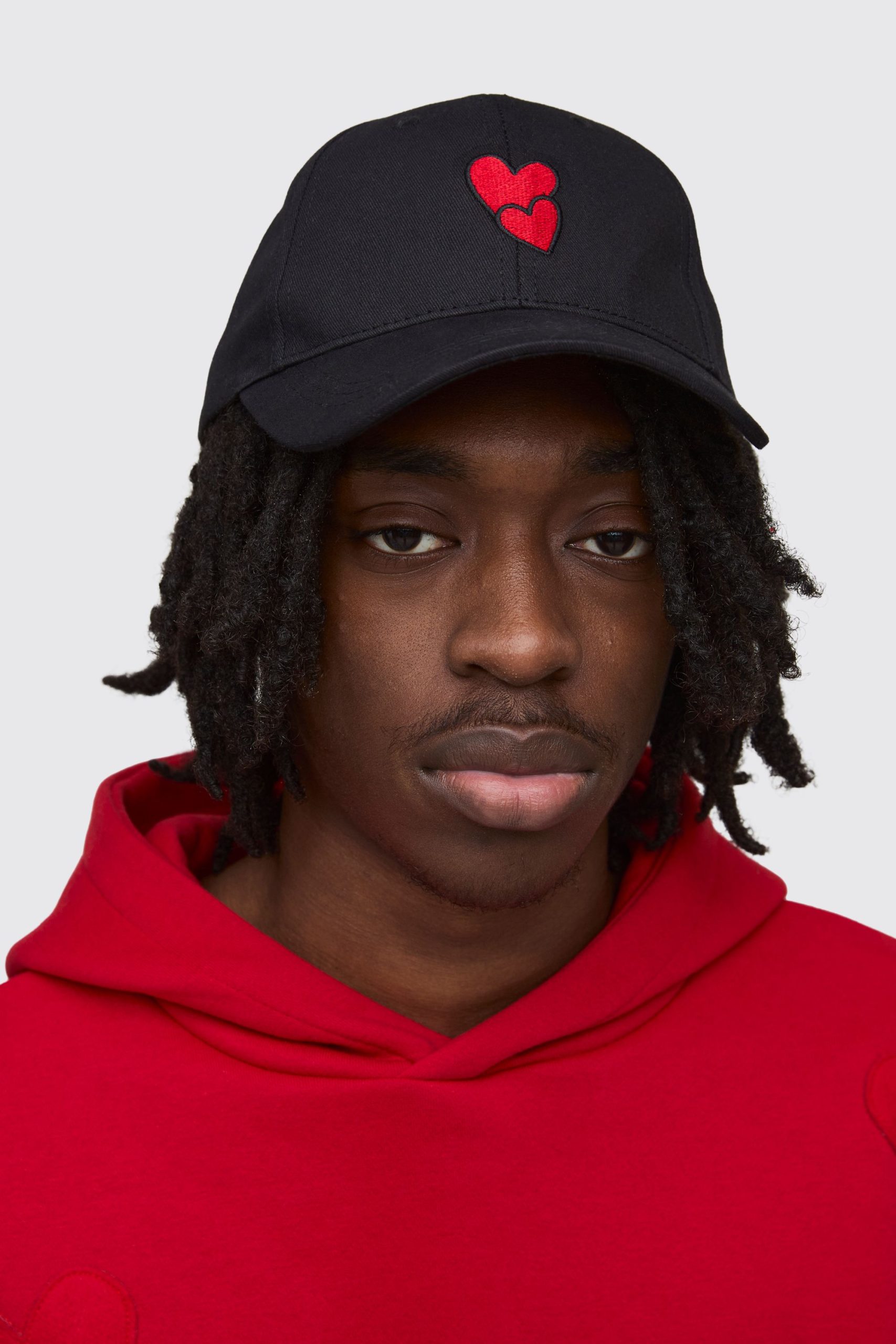 Heart Embroidered Cap - Image 2