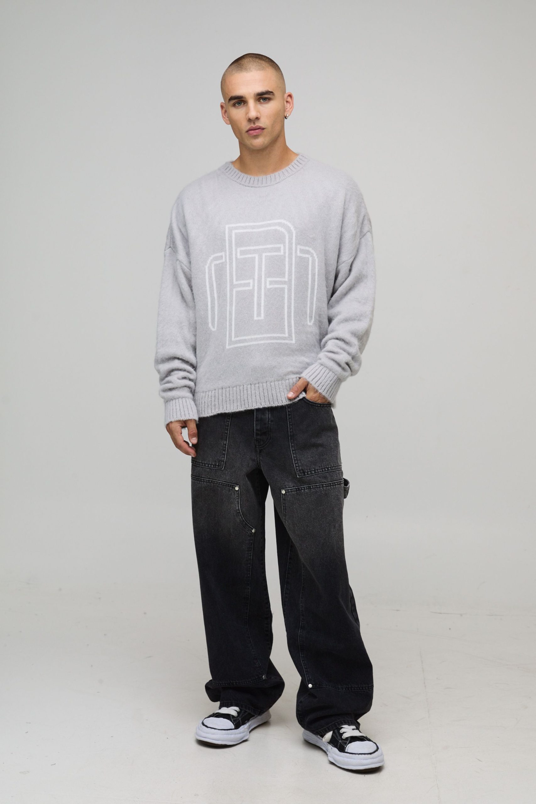 Fluffy Knit BM Jumper - Image 4