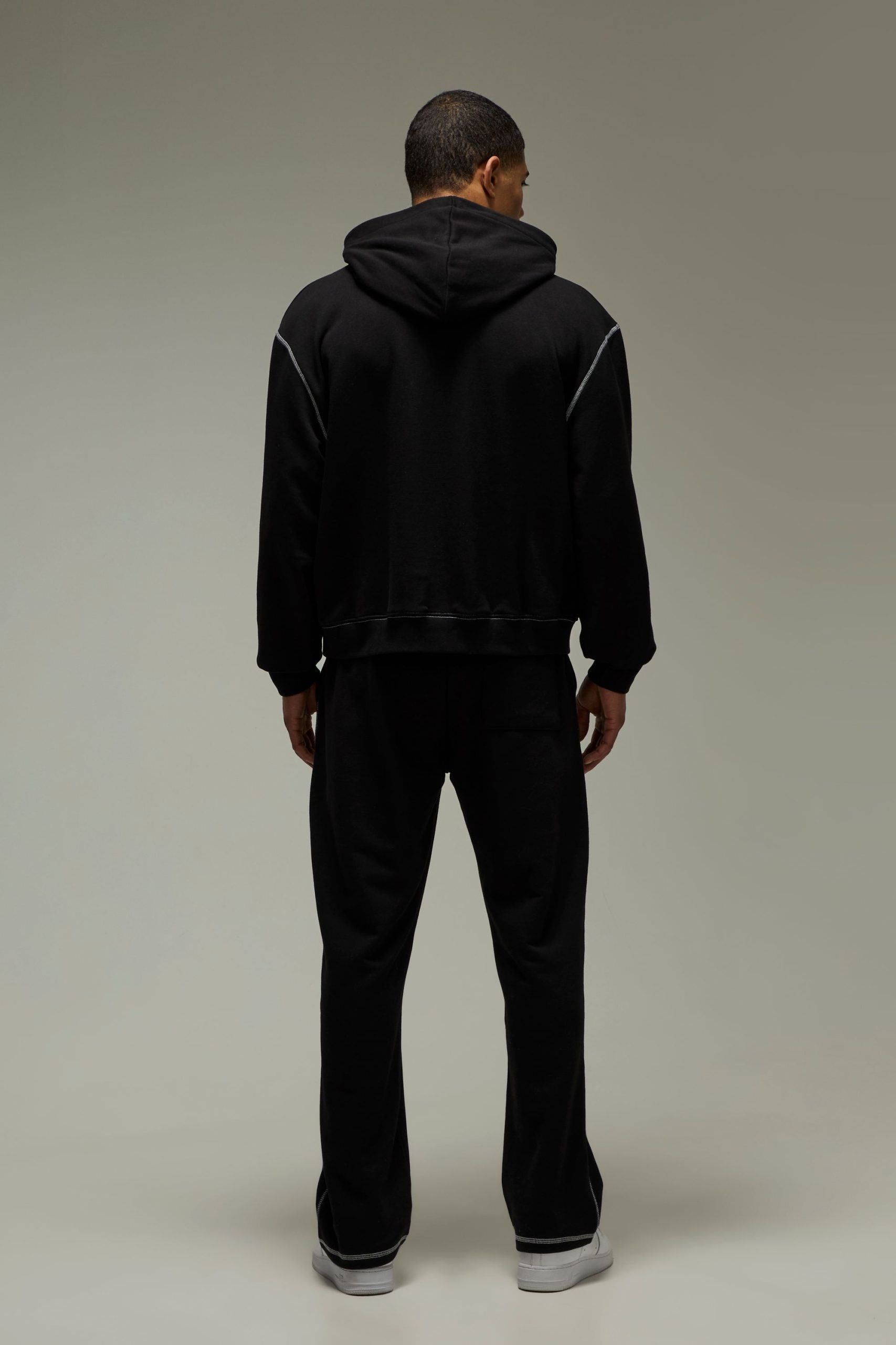 Training Dept Oversized Contrast Stitch Hoodie - Image 2