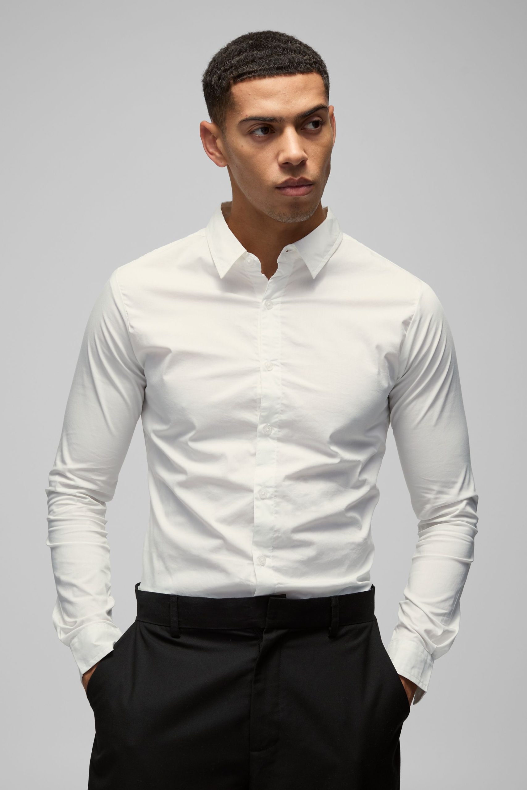 Stretch Fit Long Sleeve Shirt