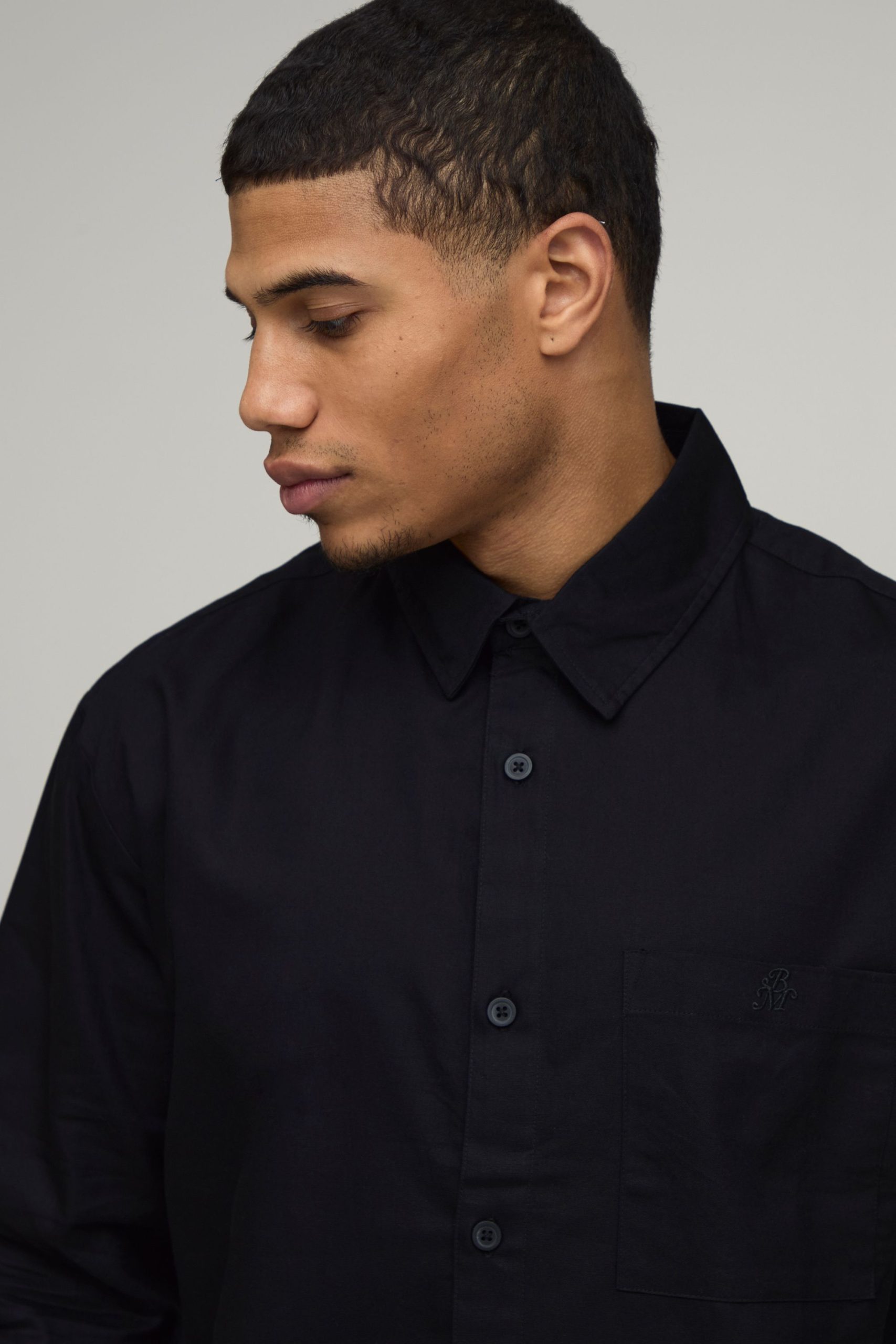Oversized Fit Oxford Shirt - Image 3