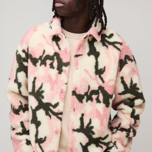 Oversized Camo Borg Overshirt