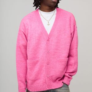 Oversized Boxy Fluffy Knitted Cardigan