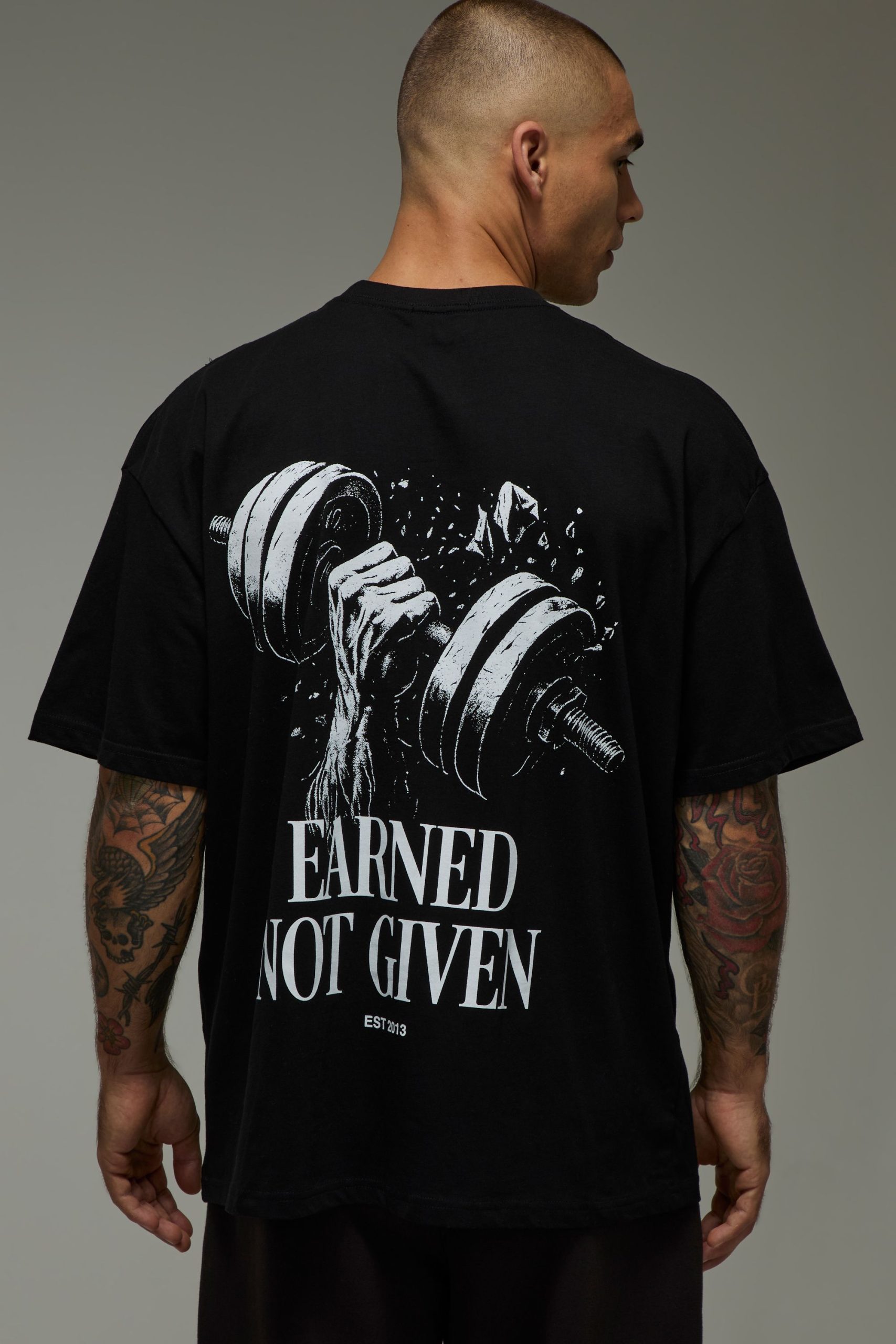 MAN Active Earned Not Given Oversized T-Shirt