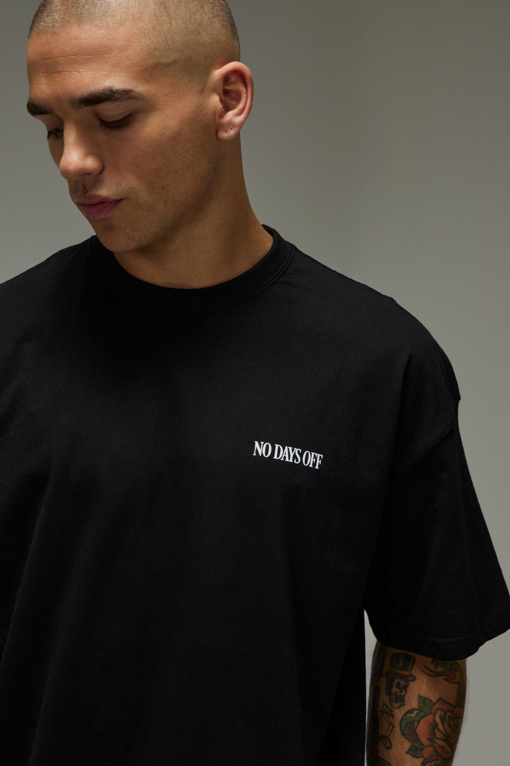 MAN Active Earned Not Given Oversized T-Shirt - Image 3