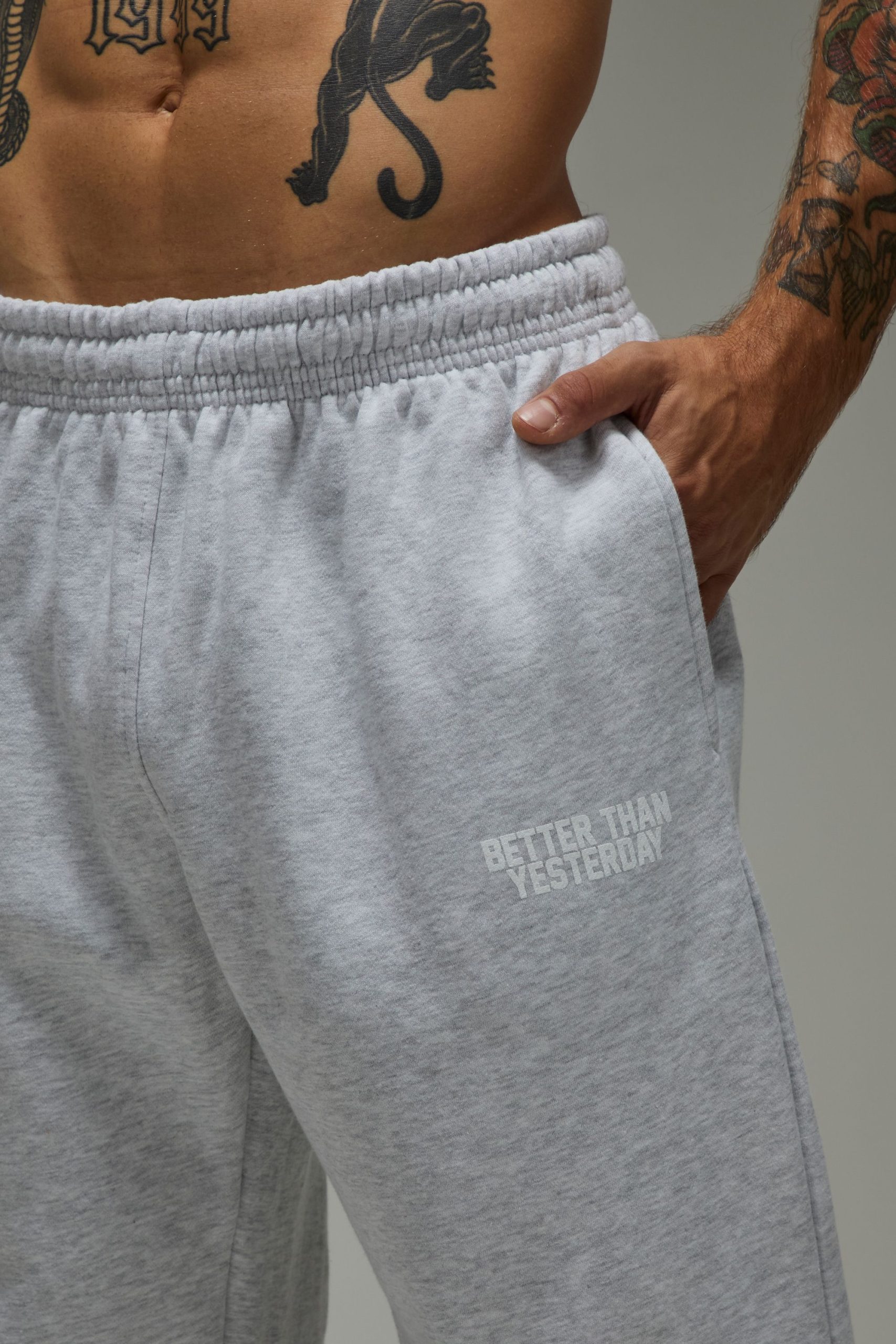 MAN Active Better Than Yesterday Oversized Joggers - Image 3