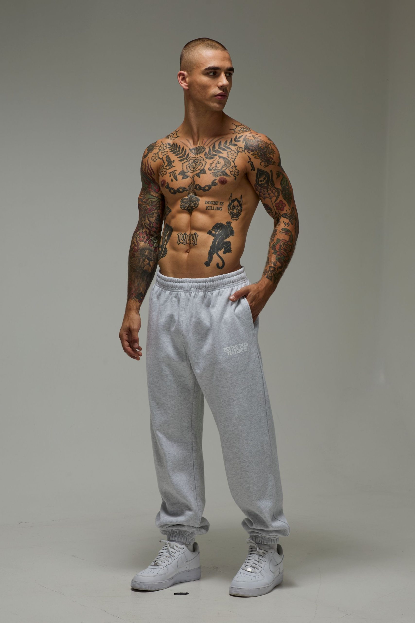 MAN Active Better Than Yesterday Oversized Joggers - Image 4