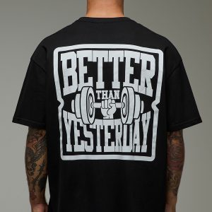 MAN Active Better Than Yesterday Oversized T-Shirt