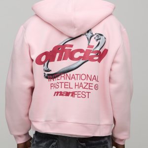 Oversized Boxy Official Zip Through Hoodie