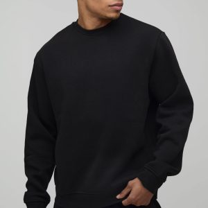 Basic Regular Fit Crew Neck Sweatshirt