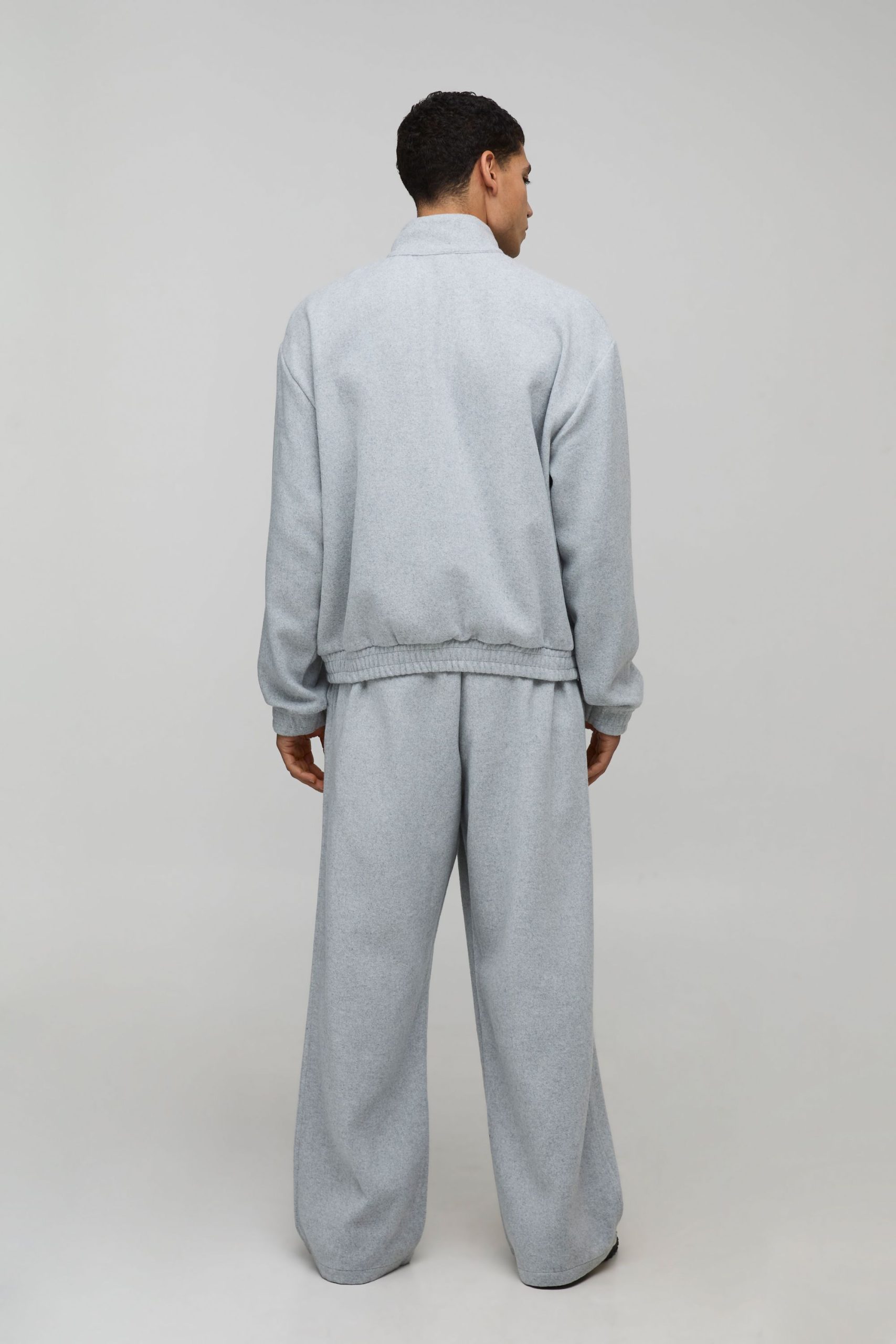 Oversized Boxy Funnel Neck Sweatshirt - Image 2