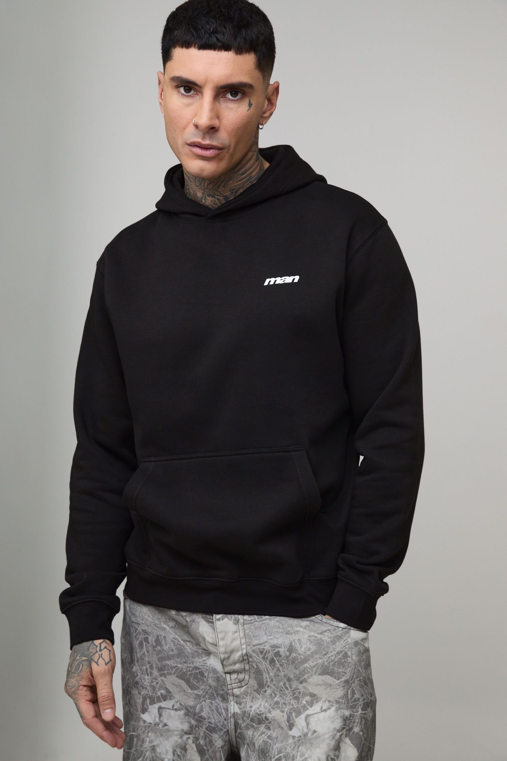 Tall Regular Fit Official Floral Printed Hoodie - Image 3
