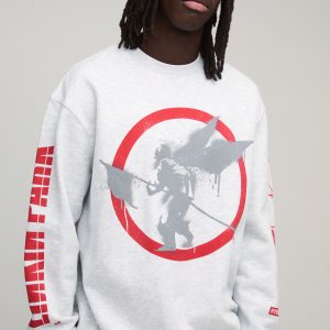 Oversized Linkin Park License Printed Sweatshirt