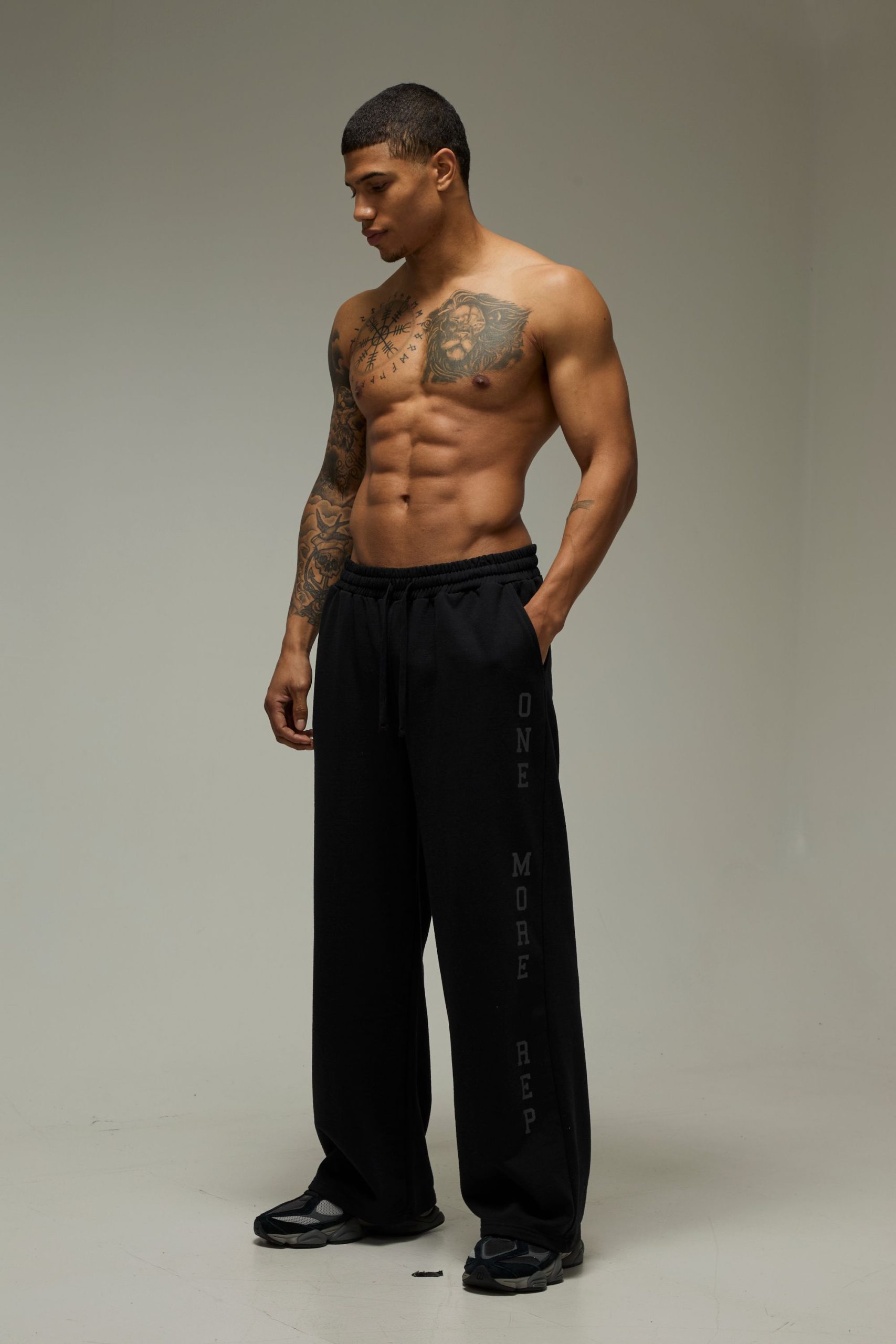 One More Rep Large Scale Wide Leg Jogger - Image 4