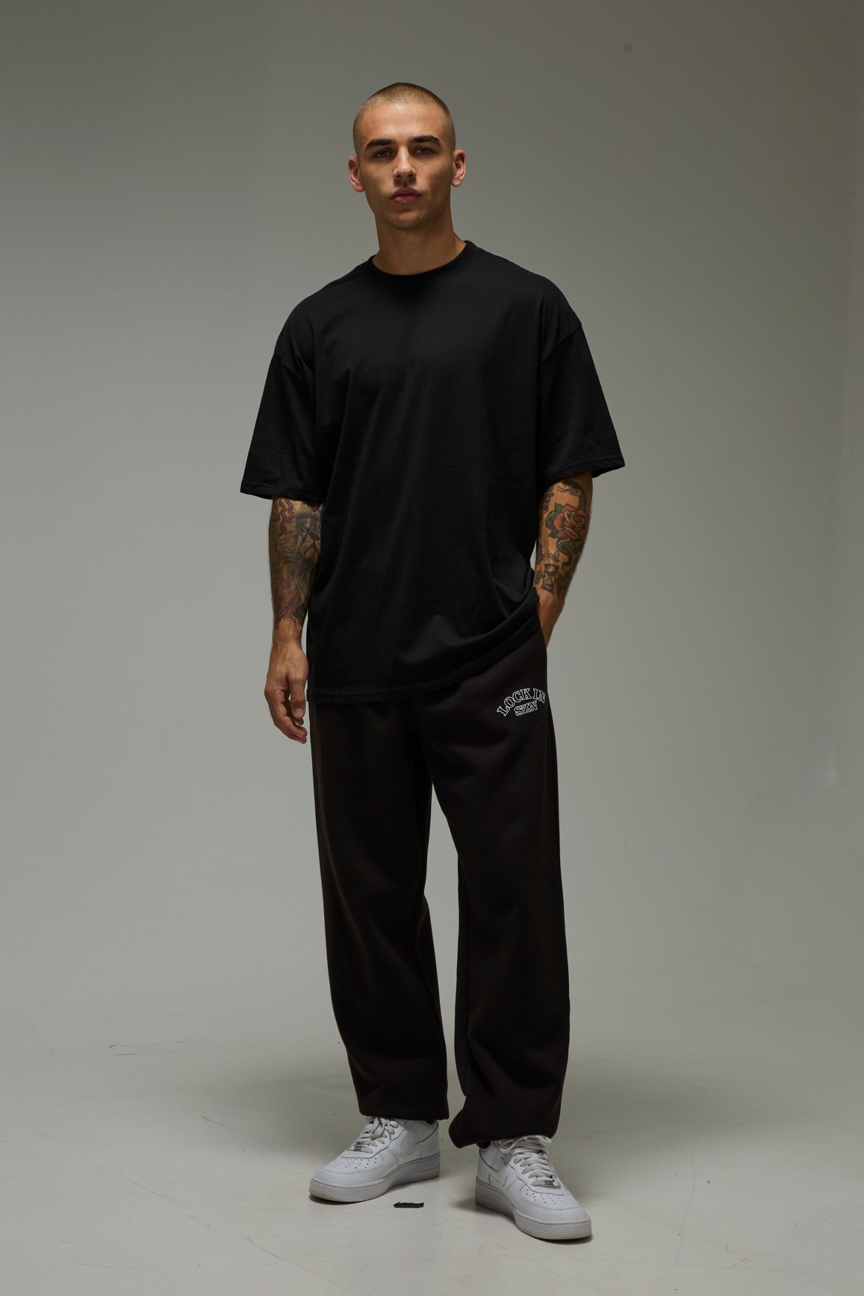 Man Active Always Show Up Oversized T-Shirt - Image 4