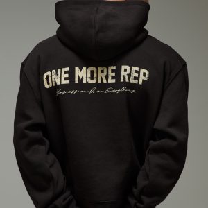 One More Rep Cracked Oversized Boxy Hoodie