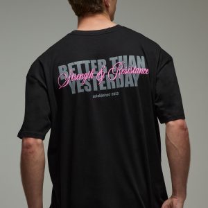 Man Active Better Than Yesterday Oversized T-Shirt