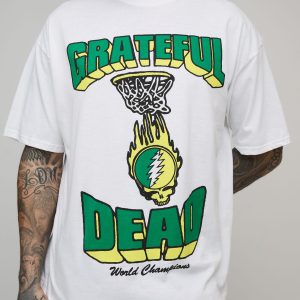 Tall Oversized Grateful Dead License Printed T-Shirt
