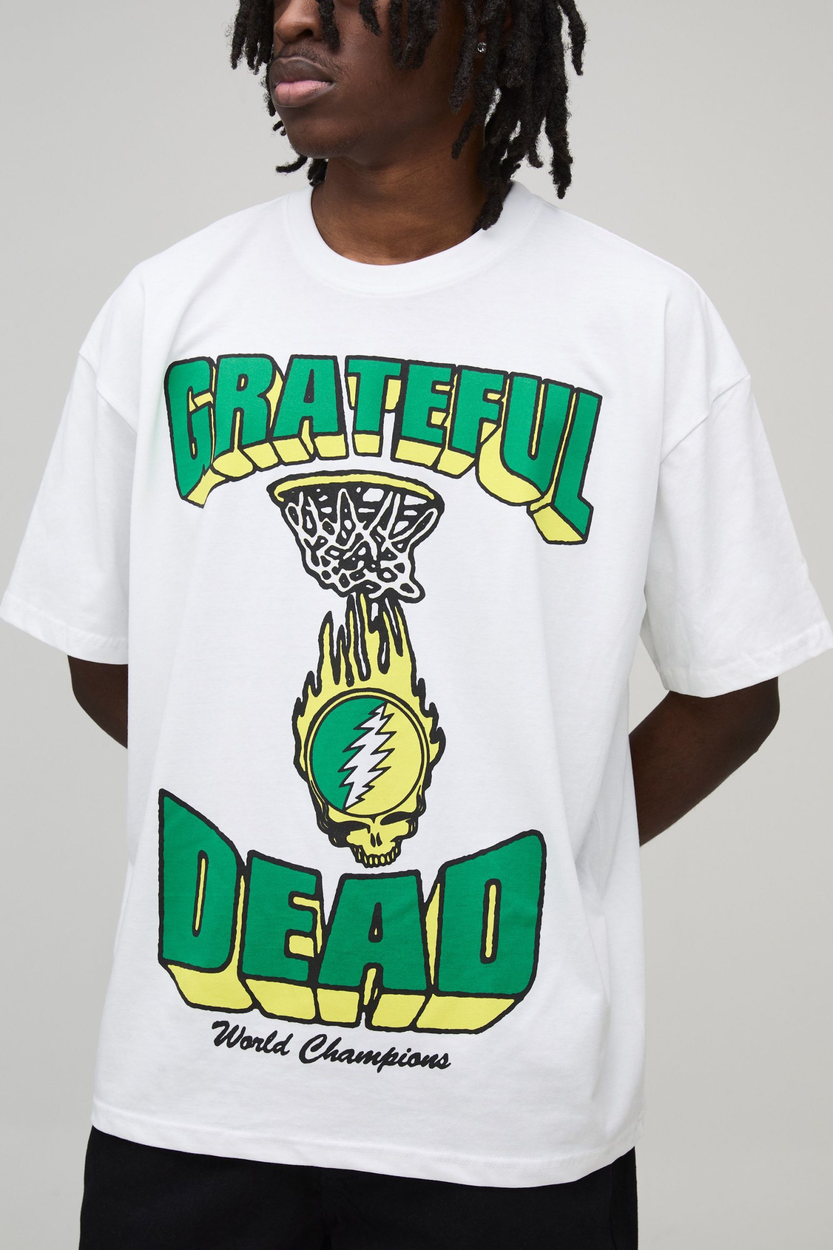 Oversized Grateful Dead License Printed T-Shirt