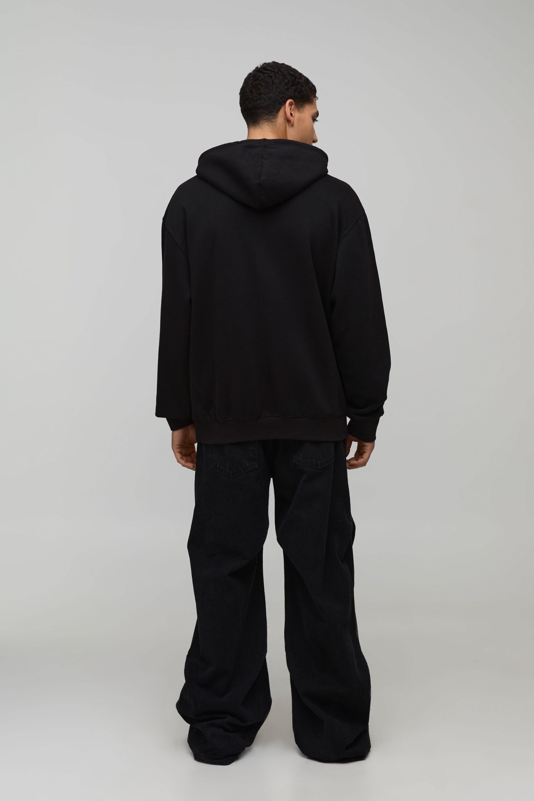 Oversized Aaliyah License Printed Hoodie - Image 2
