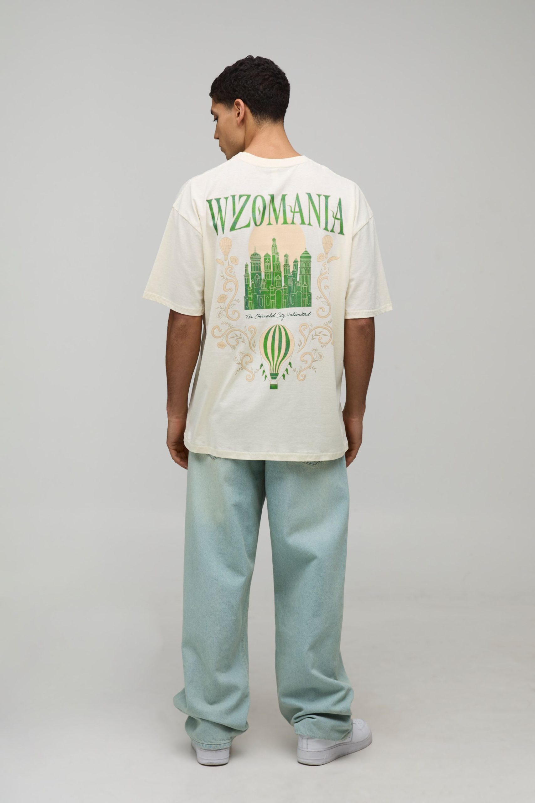 Tall Oversized Wicked License Printed T-Shirt - Image 2