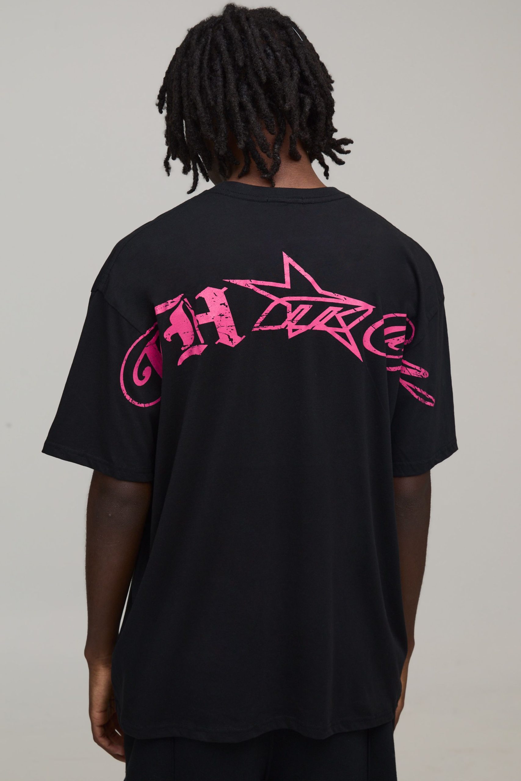 Oversized BHM Over The Seam Printed T-Shirt