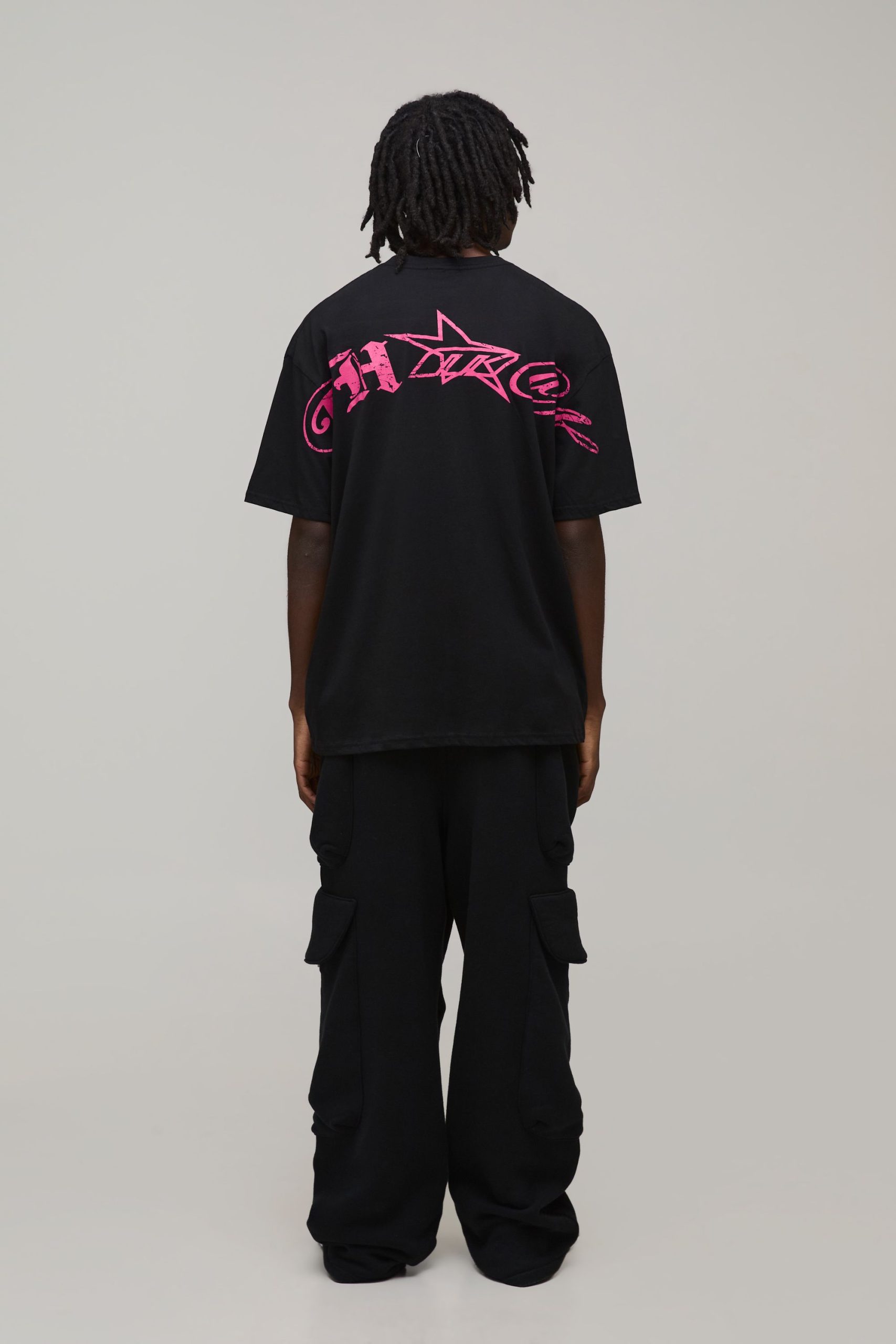 Oversized BHM Over The Seam Printed T-Shirt - Image 2