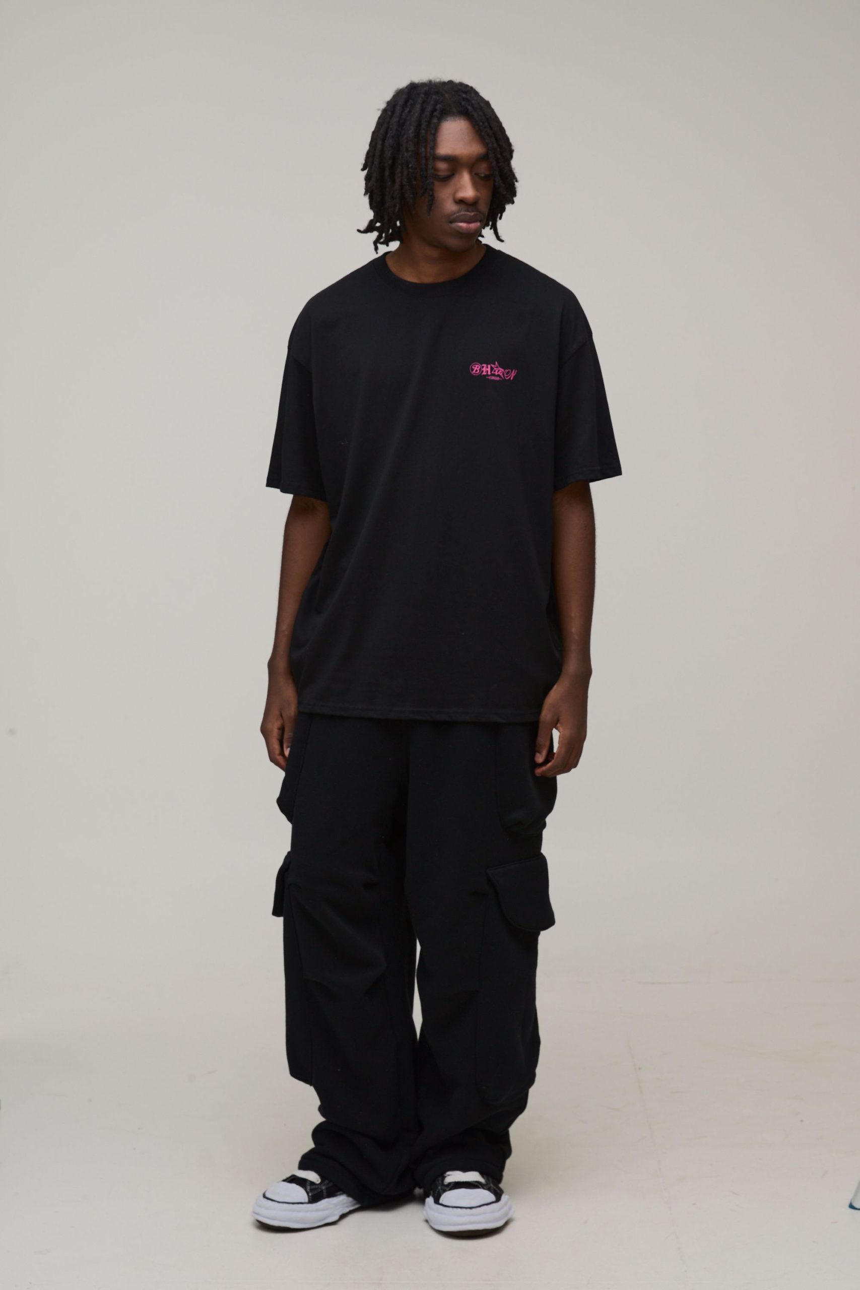 Oversized BHM Over The Seam Printed T-Shirt - Image 4