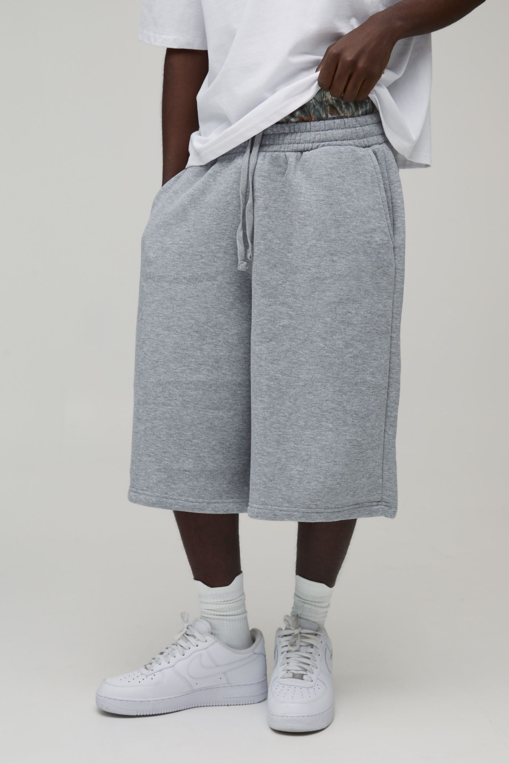 Baggy Fit Double Waistband Bermuda Jort
