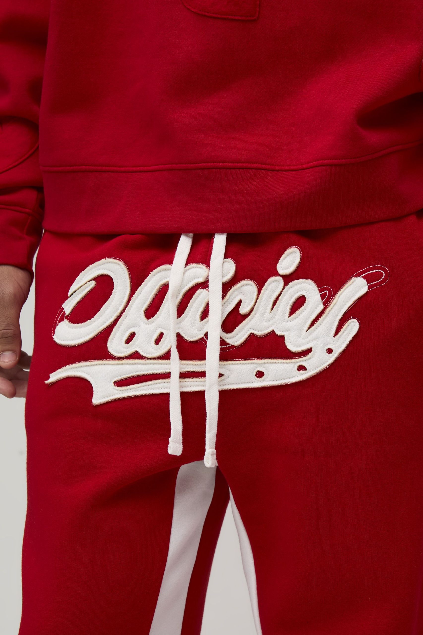 Relaxed Flare Official Applique Gusset Joggers - Image 3