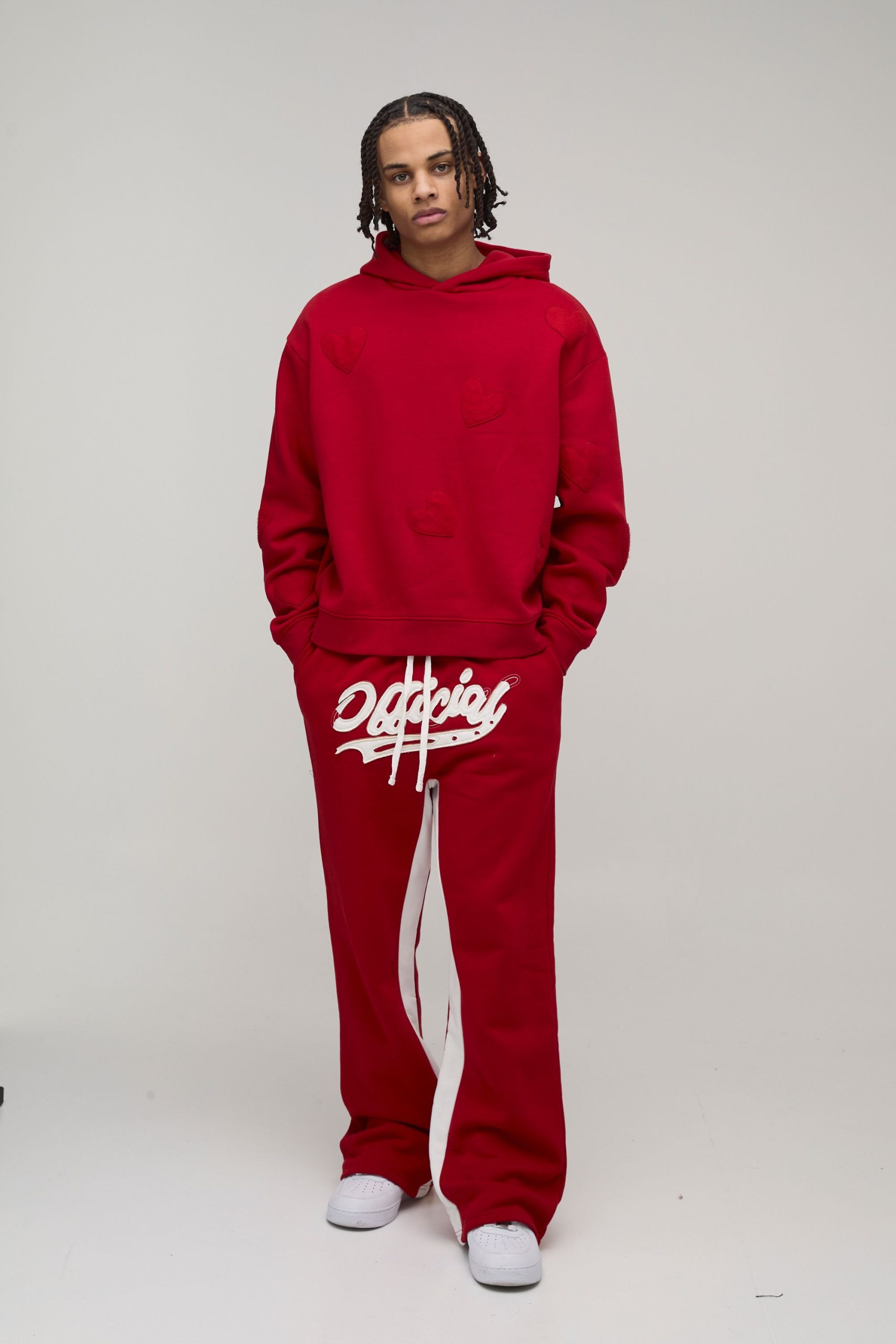 Relaxed Flare Official Applique Gusset Joggers - Image 4