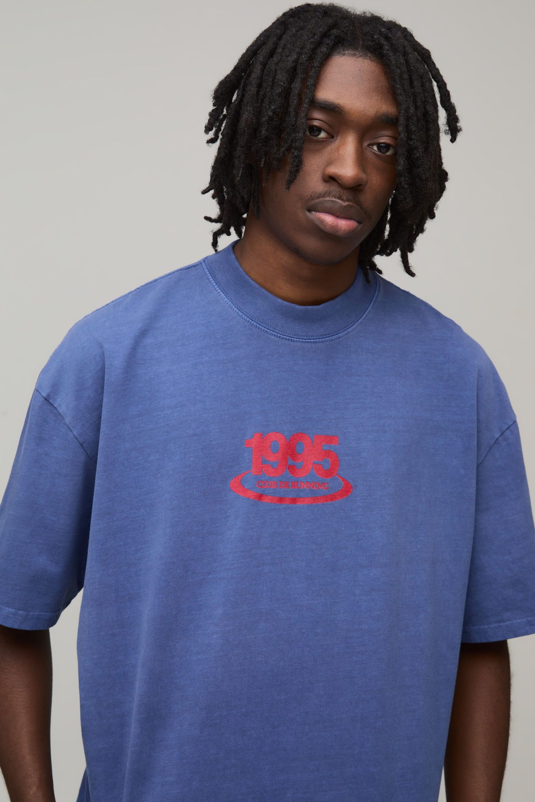Oversized Boxy NYC Marathon Print T-Shirt - Image 3