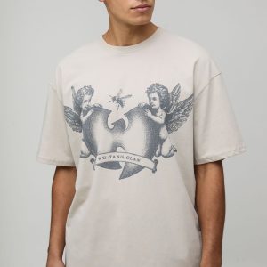 Oversized Wu-Tang License Printed T-Shirt