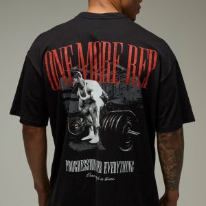 One More Rep Deadlift Oversized T-Shirt