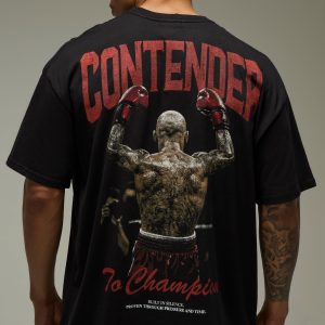 Man Active Boxing Oversized T-Shirt