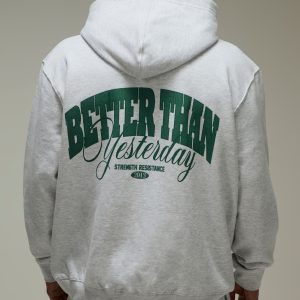 Man Active Better Than Yesterday Oversized Hoodie