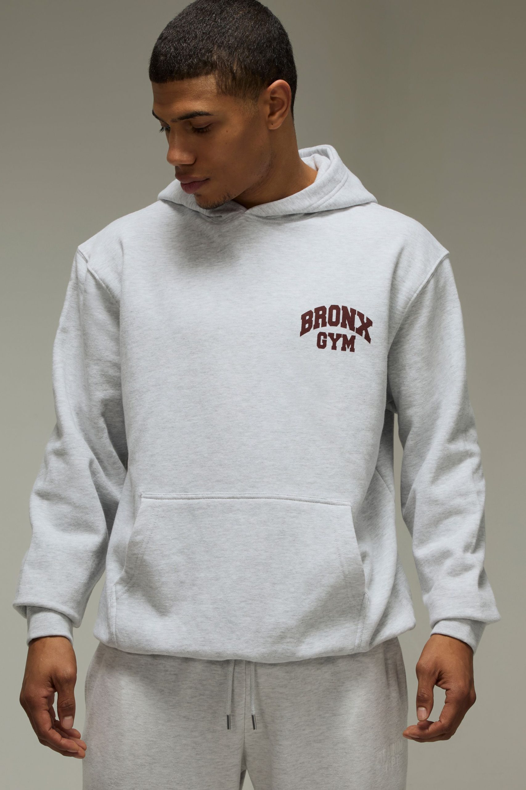 Man Active Bronx Gym Oversized Hoodie