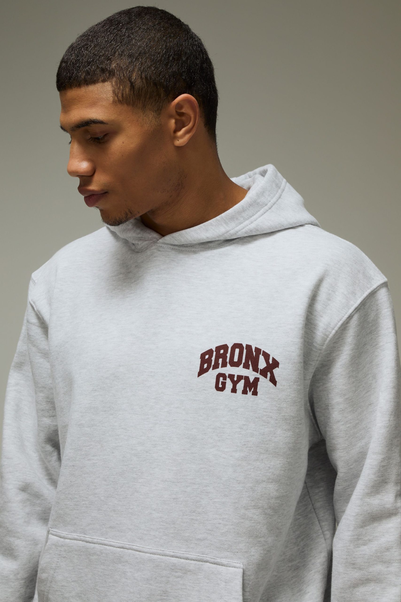 Man Active Bronx Gym Oversized Hoodie - Image 3