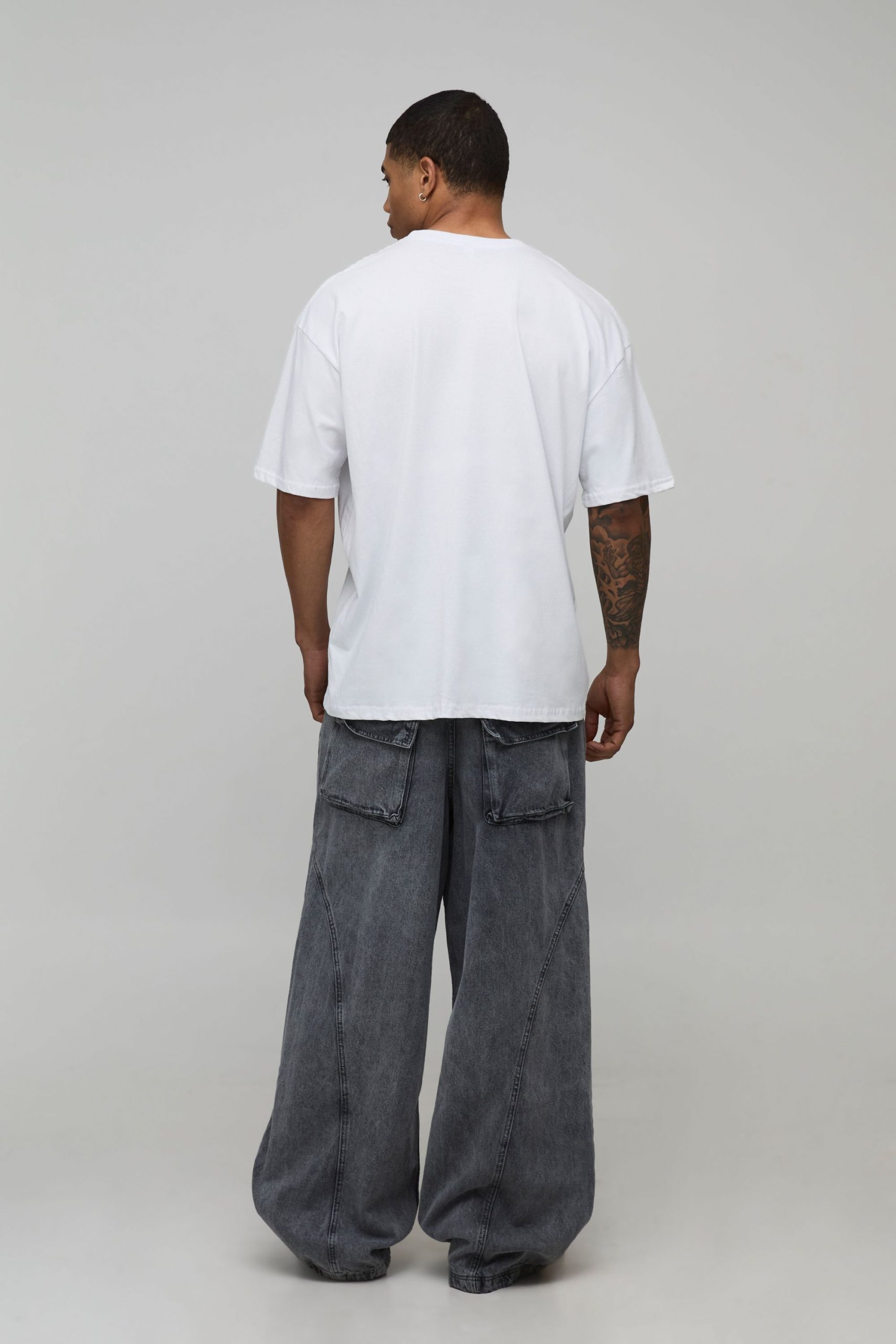 Oversized Minecraft License Printed T-Shirt - Image 2